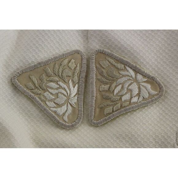 Andrea Incontri White Cotton Floral Embroidery Women's Skirt - Picture 6 of 6